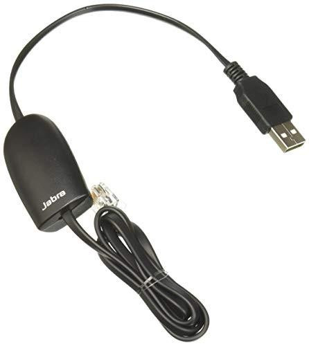 Jabra GN Pro 920/930 Programming Cable, black USB connection cable with a wiring loop and connector for audio device programming.