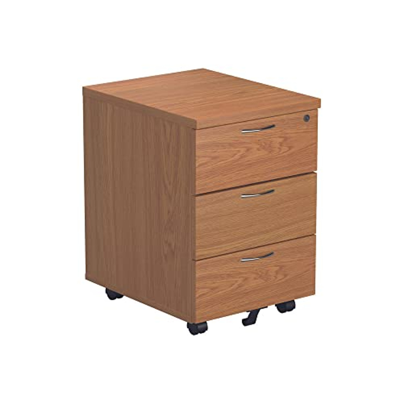 FF Jemini N/Oak 3 Drawer Mobile Ped TESMP3NO