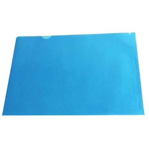 Whitebox A4 Cut Flush Folder - Blue, a blue A4-sized folder designed for document organization and filing.