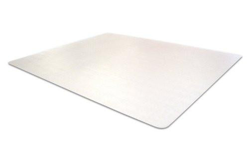 Cleartex Advantagemat, chair mat for low pile carpet, clear rectangular shape, 120 x 150 cm, on a white background.