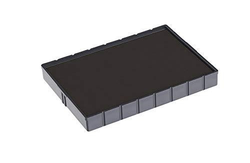 Colop E/38 Replacement Ink Pad - Black, black ink pad in a rectangular shape with a textured surface for use as a replacement ink pad.