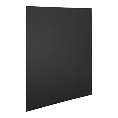 Securit FB-XXL Square Chalkboard Set Pack of 6, 40 x 40cm Hanging Blackboard, Memo Board, Wipeable Blackboard Suitable for Cafes, Restaurants or School - Great for Menu Displays, black square chalkboard.