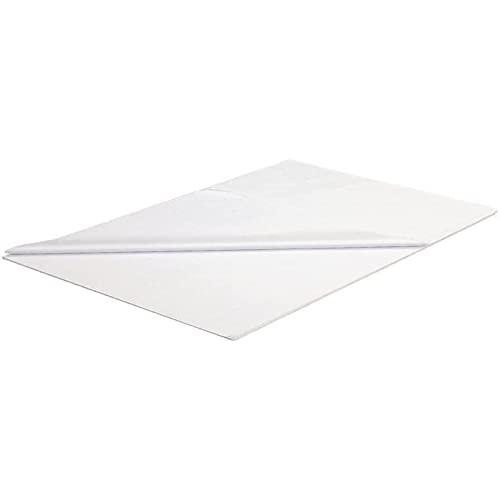 Bright Ideas White Tissue Paper, clean and neatly folded tissue paper sheets for gift wrapping, arts and crafts, and decorations.