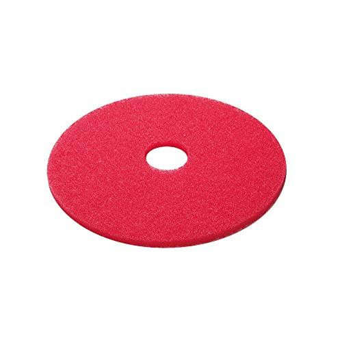 3M Buffing Floor Pad 380mm Red (Pack of 5) 2nd RD15, red circular buffing floor pad for polishing and finishing floors.