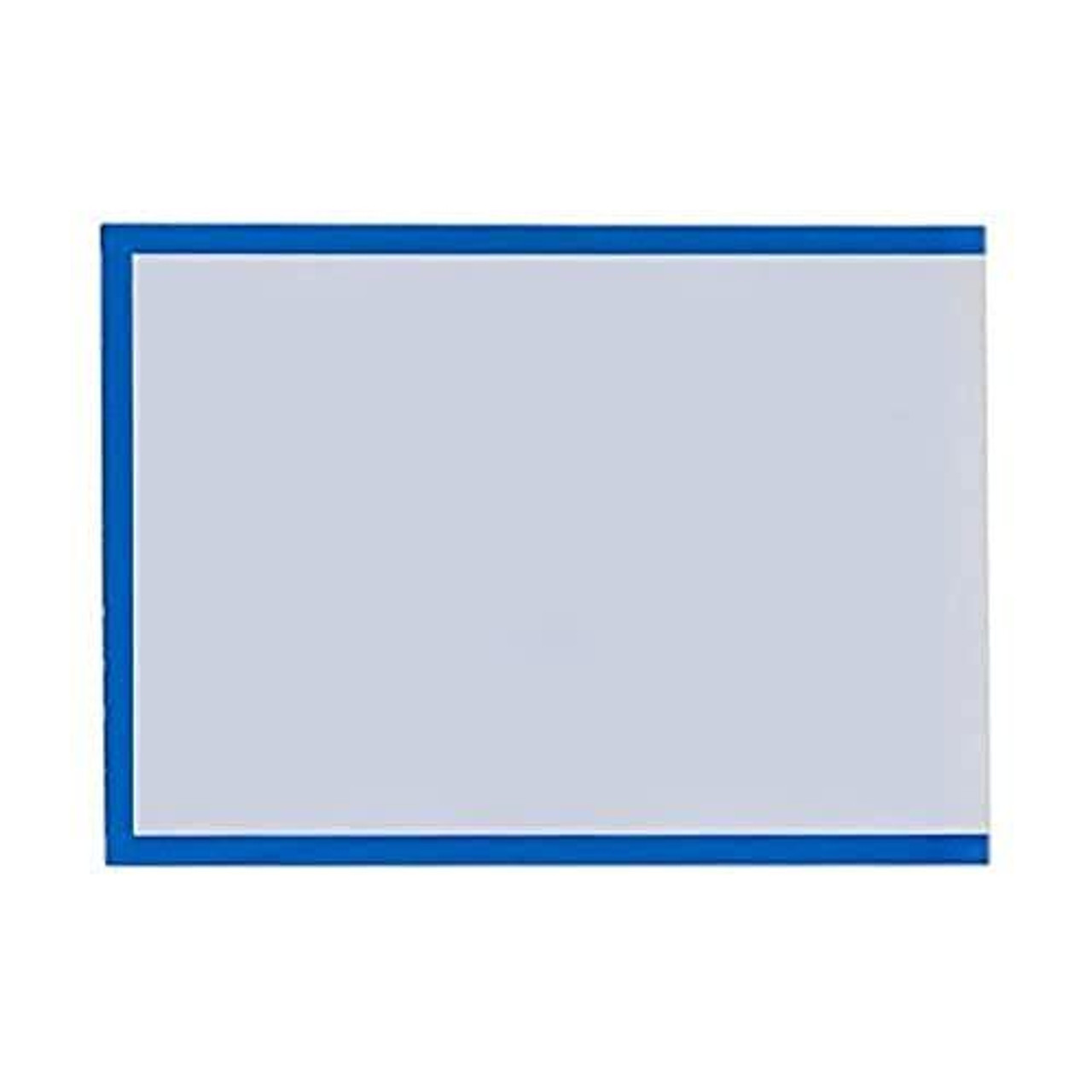 Bi-Office Magnetic Document Holder, Blue, A4, magnetic office accessory for displaying documents.