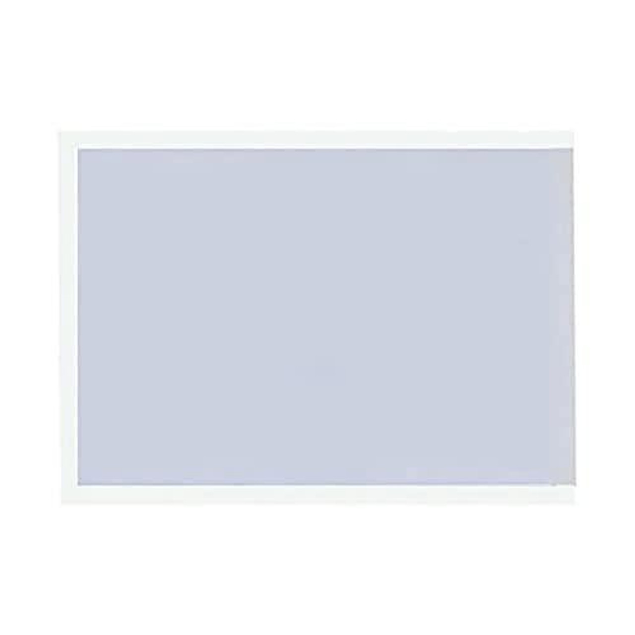 Bi-Office Magnetic Document Holder, White, A3, white magnetic transparent display board for office and classroom use.