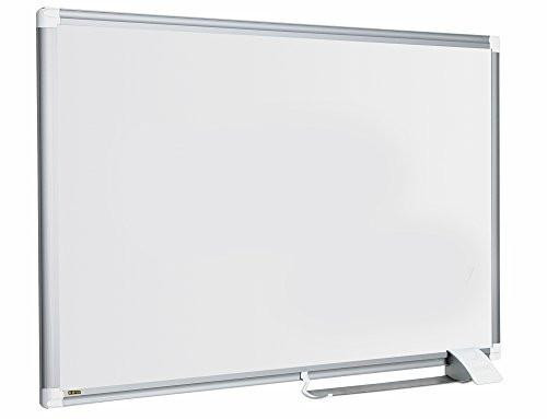 Bi-Silque CR120 1830 New Generation Aluminium Frame Maya Whiteboard, whiteboard with aluminium frame and marker tray.