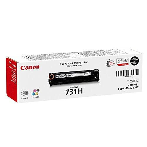 Canon 6269B002 Laser Toner - Yellow, yellow toner cartridge in packaging for Canon printers.