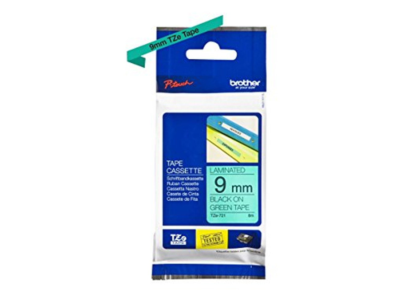 Brother TZe-223 - Blue on white - Roll (0.9 cm x 8 m) 1 cassette(s) laminated tape - for Brother PT-D210, D600, H110, P750, P950, P-Touch Cube PT-P300, P-Touch Cube Pro PT-P910
