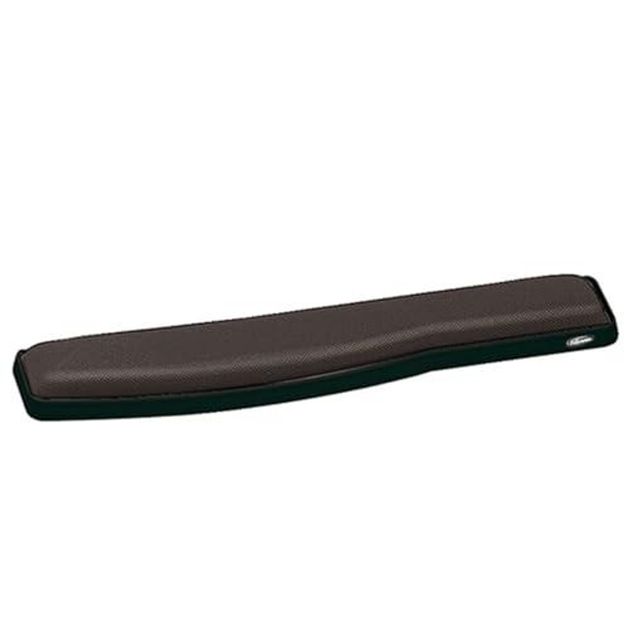 Fellowes Premium Height Adjustable Keyboard Wrist Support - Graphite, ergonomic wrist rest in black with textured surface for comfortable typing support.