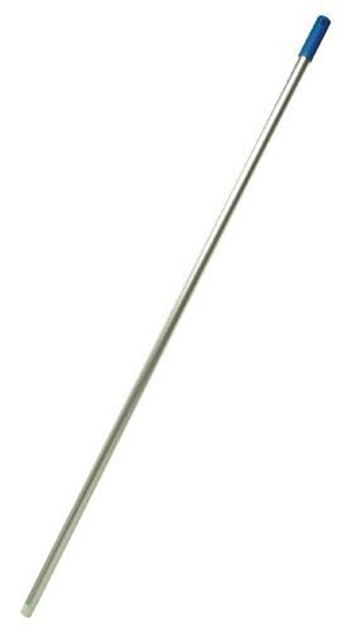 Contico CNT00783 540BL Mop Handle Aluminium Socket, Blue, long blue and silver mop handle with aluminium socket for cleaning tools.