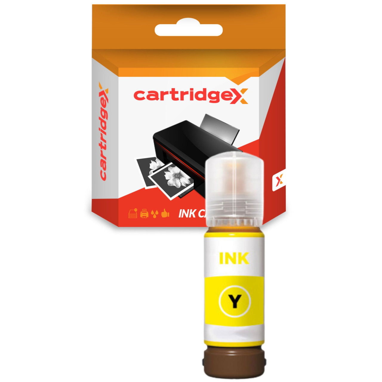 Compatible Yellow Ink Refill Bottle 70ML Replacement For Epson 102 C13T03R440 For Epson EcoTank ET-2700 ET-2750 ET-3700 ET-3750 ET-4750