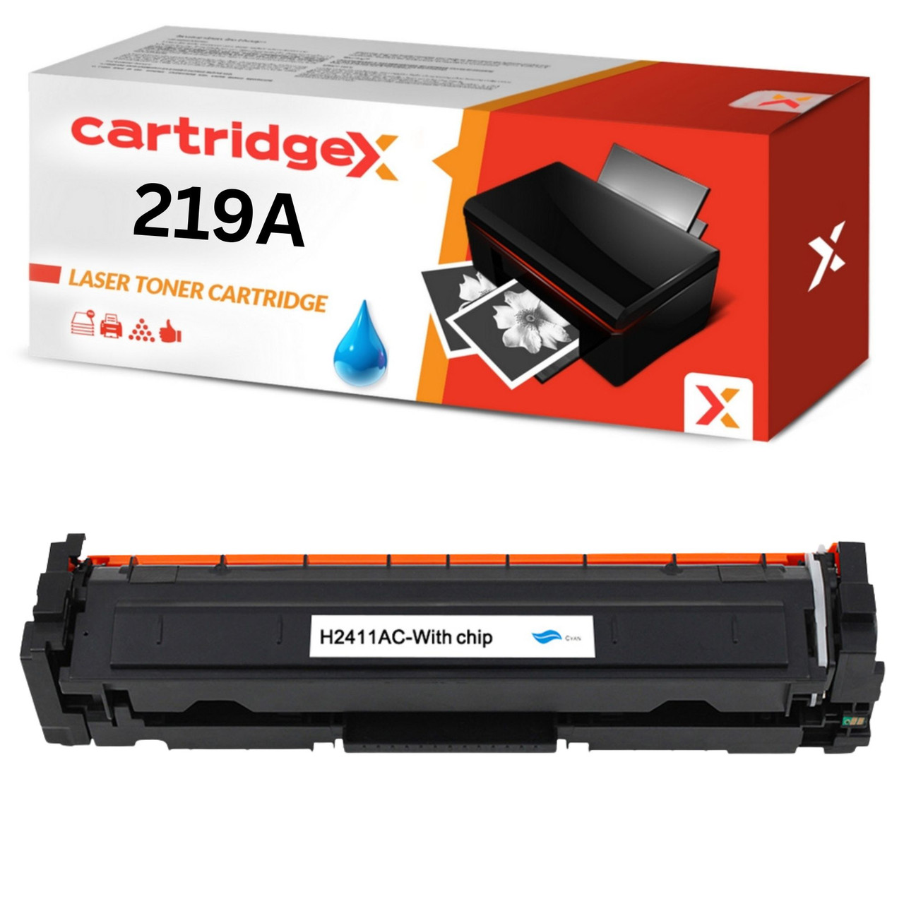 Compatible Cyan HP 219A W2191A Toner Cartridge