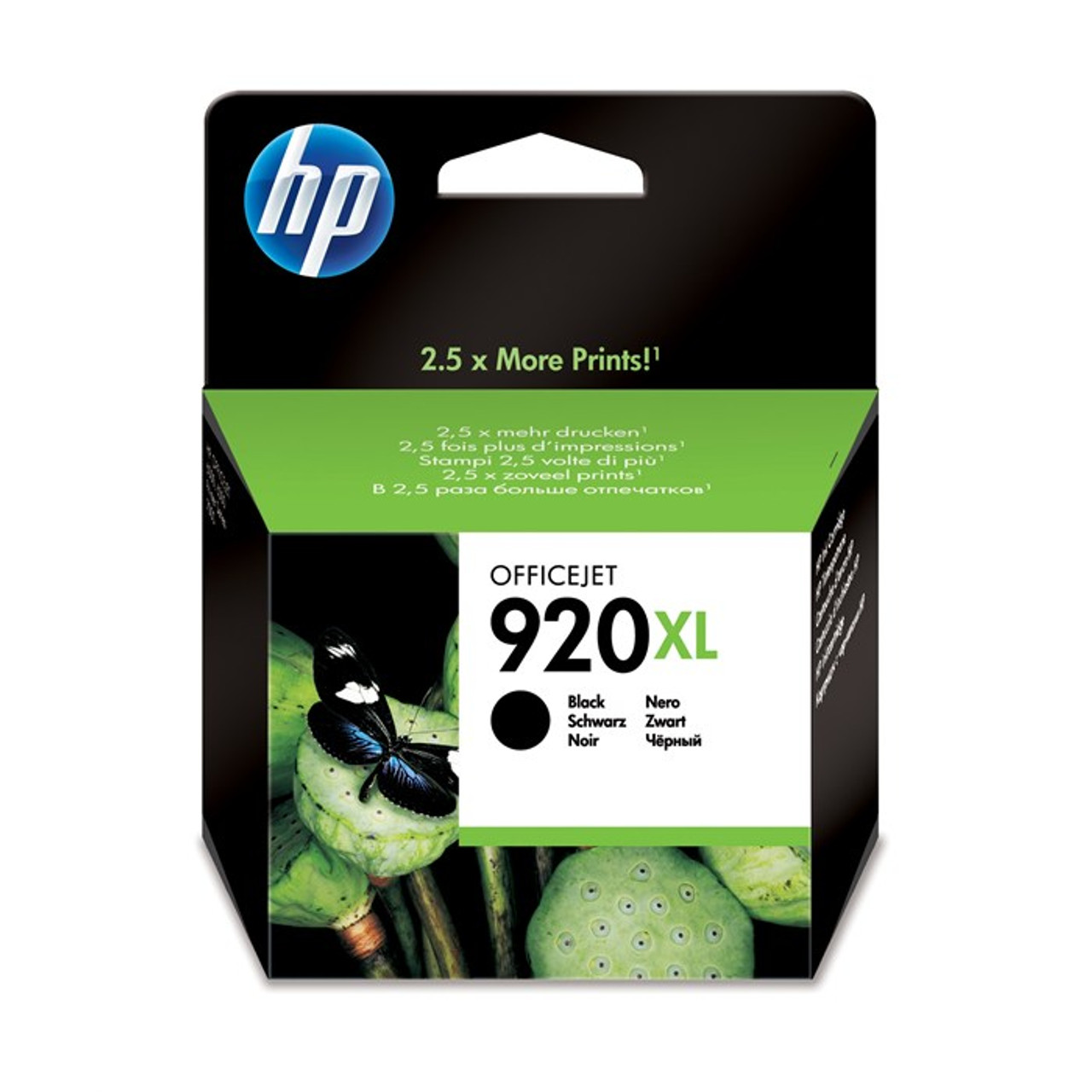 High Capacity Hp 920xl Original Black Ink Cartridge (CD975AE)