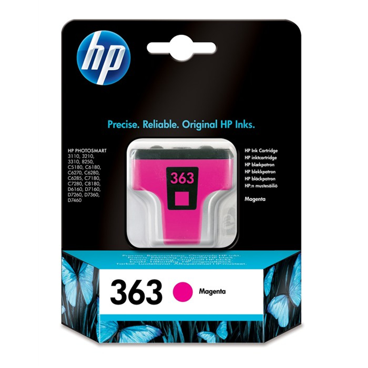 Hp 363 Original Magenta Ink Cartridge (Vivera 8772ee)