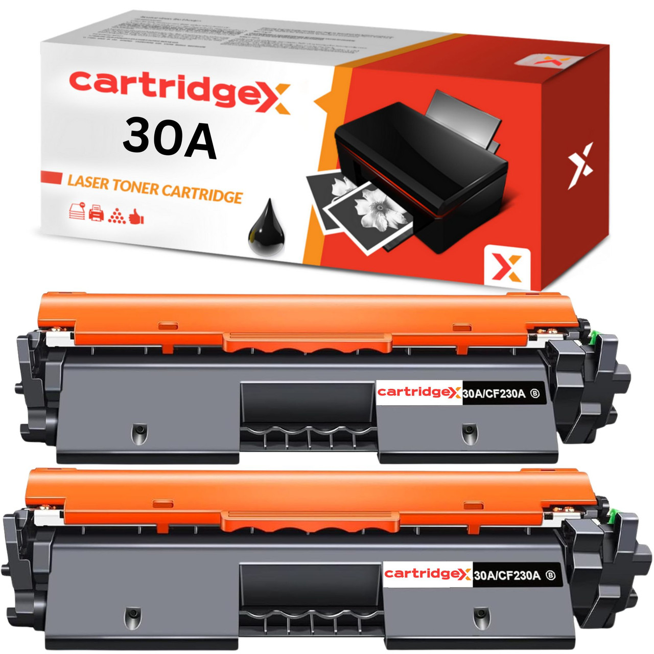 2 pack black laser toner cartridges compatible with HP CF230A 30A for HP LaserJet Pro M203 M203dn M203dw MFP M227 M227fdn M227fdw M227sdn printers 2 pack black laser toner cartridges compatible with HP CF230A 30A for HP LaserJet Pro M203 M203dn M203dw MFP M227 M227fdn M227fdw M227sdn printers