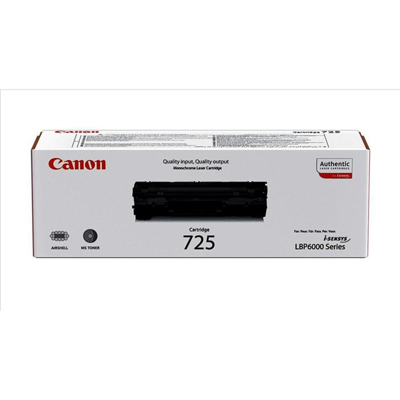 Canon 725 Original Black Toner Cartridge (3484B002)