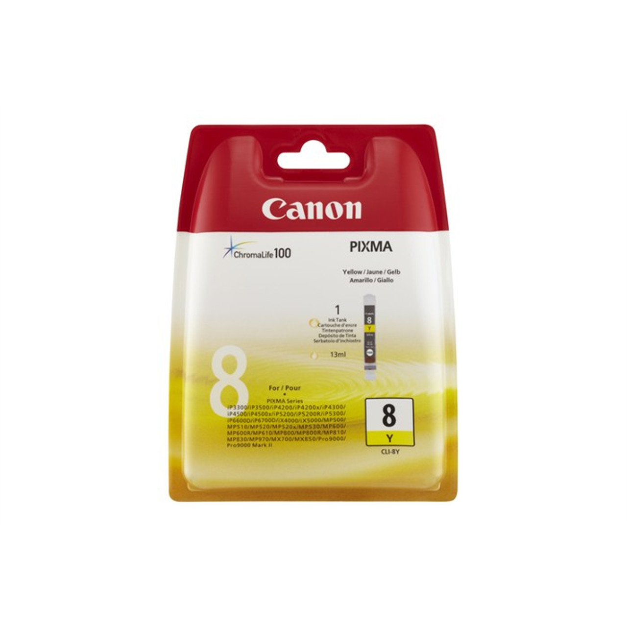 Canon Cli-8y Original Yellow Ink Cartridge (0623b001)