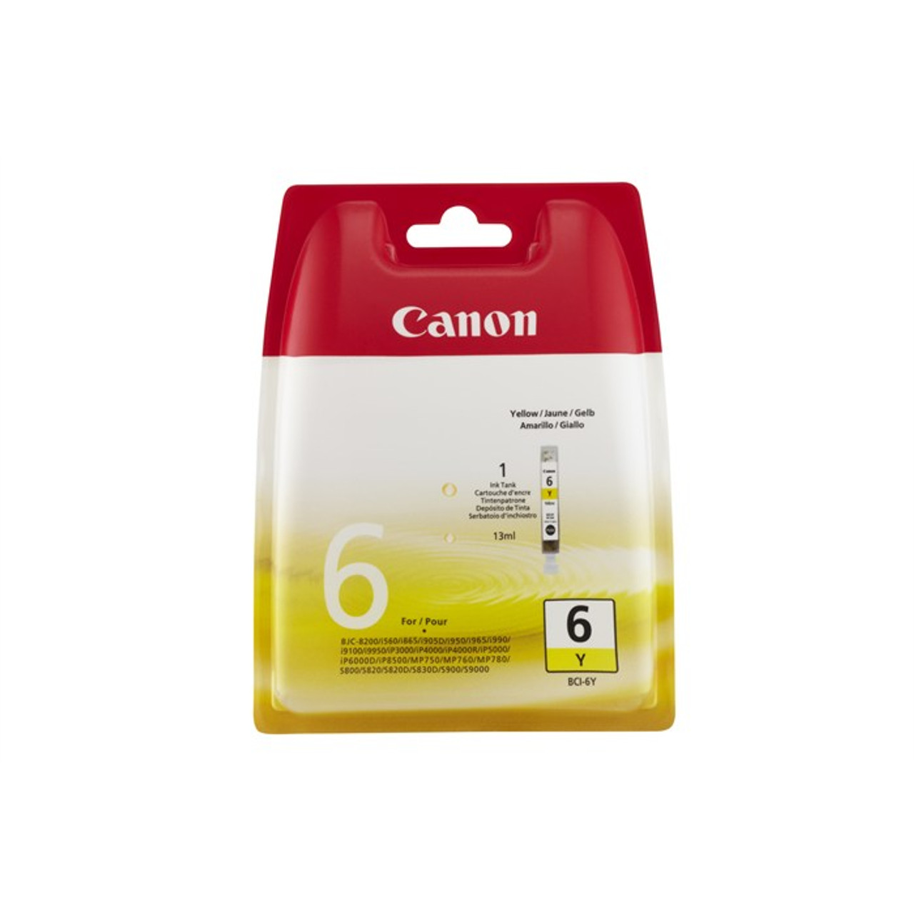 Canon Bci-6y Original  Yellow Ink Cartridge (4708a002)