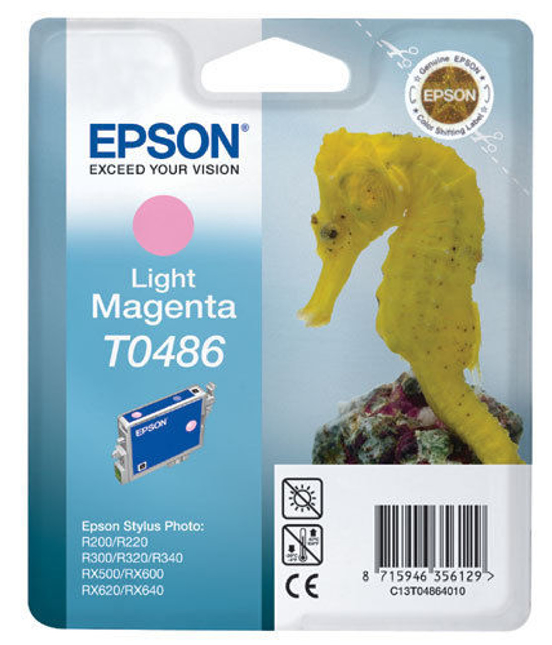Epson T0486 Original Light Magenta Ink Cartridge  (C13t04864010)