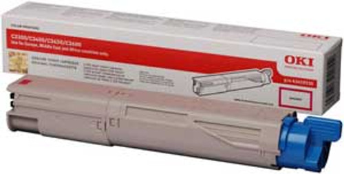 High Capacity Oki 43459330 Original  Magenta Toner Cartridge (43459330 Laser Printer Cartridge)