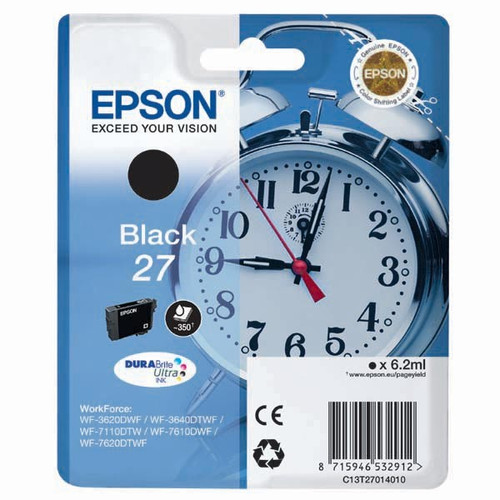 Epson 27 Black Original Ink Cartridge (T2701)