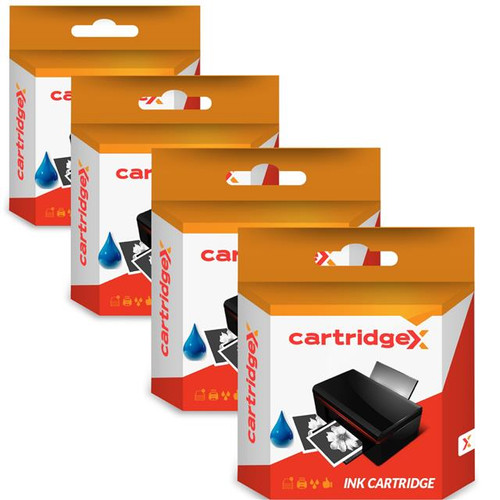 Compatible 4 X Cyan Ink Cartridges For Hp 363 Photosmart 3310a 3310v 3313 3314 6200 7180