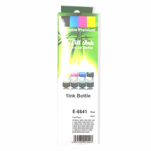 Compatible  Black Refill Ink Bottle 70ml For Epson Et14000 Et2500 Et2550 Et4500 Et4550