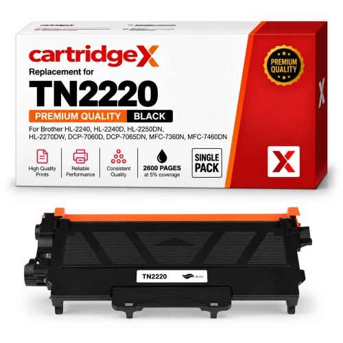 Compatible Brother TN-2220 Black Toner Cartridge 2600 Pages
