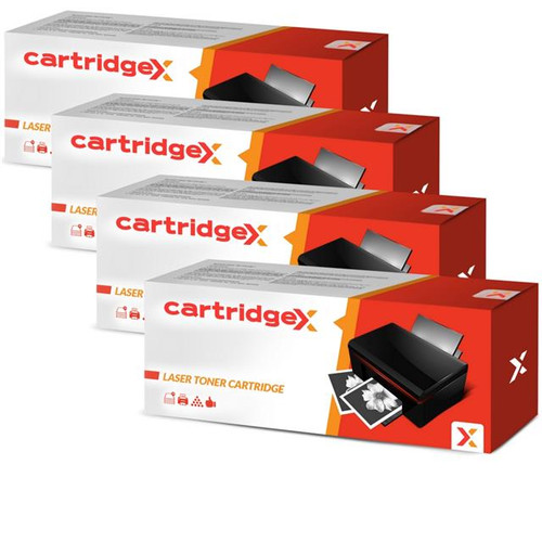 Compatible 4 X Black Toner Cartridge For Dell 2150cdn 2150cn 2155cdn 2155cn