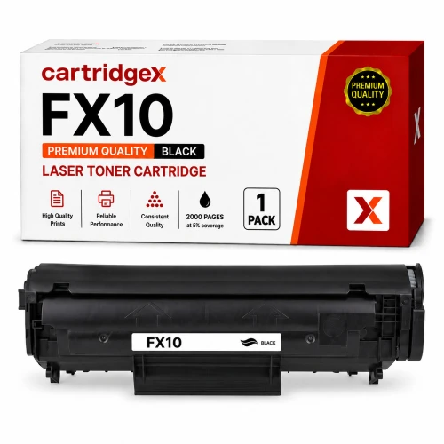 Compatible Canon FX-10 0263B002AA Black Toner Cartridge 2000 Pages