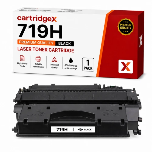 Compatible High Capacity Canon 719H 3480B002AA Black Toner Cartridge 6500 Pages