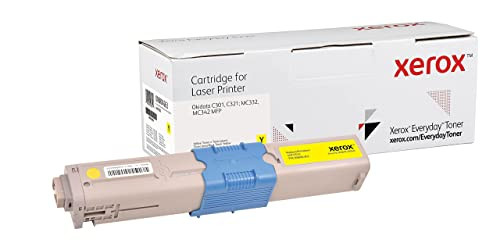 Xerox Yellow Toner Compatible with OKI 44973533, Standard capacity