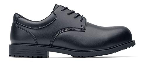 Shoes for Crews Cambridge II ST  Comfortable Safety Shoe with Toe Cap, Padded Insole, Slip-Resistant Outsole, Classic Style, S2 SRC  for Men and Women Black