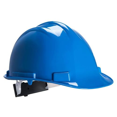 Portwest Expertbase Wheel Safety Helmet, Color:Blue, Size:One Size, PS57RBR