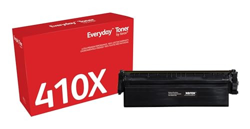 Everyday by Xerox Black Toner compatible with HP 410X (CF410X), High Capacity