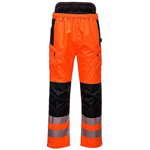 Portwest PW3 Hi-Vis Extreme Trouser, Size: XL, Colour: Orange/Black, PW342OBRXL
