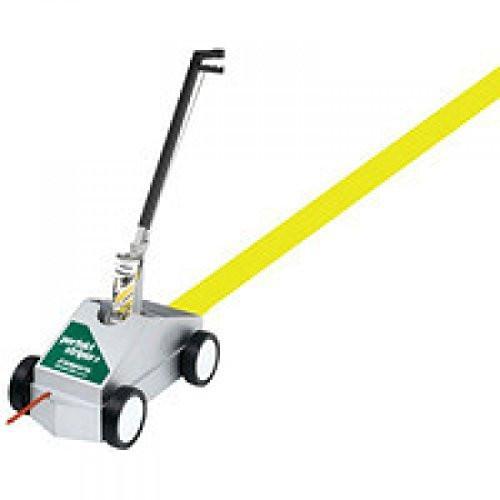 FSMISC FD PERFEKT STRIPER LINE MARKING, a line marking machine with a yellow stripe being applied on a surface.