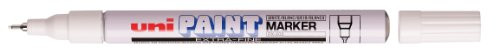 uni Paint Marker Bullet Tip Needlepoint PX203 Line Width 0.8mm White Ref 9001992 [Pack 12]