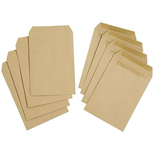 White Box C5 75gsm Manila Self Seal Envelope, Pack of 500, plain manila envelopes with self-adhesive seals.