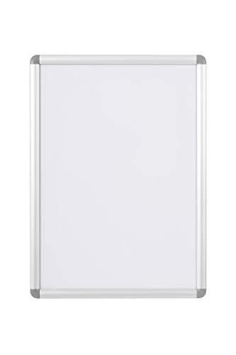 Bi-Office Curly folding frame, DIN A2, whiteboard with curved edges and silver frame for presentation and display use.