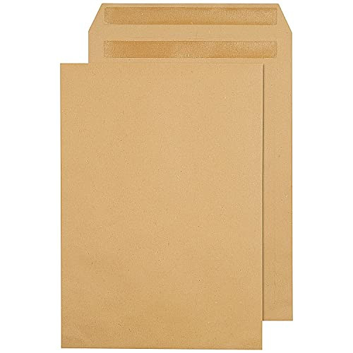 Q-Connect Envelope 406x305mm Pocket Self Seal 100gsm Manilla (Pack of 250)