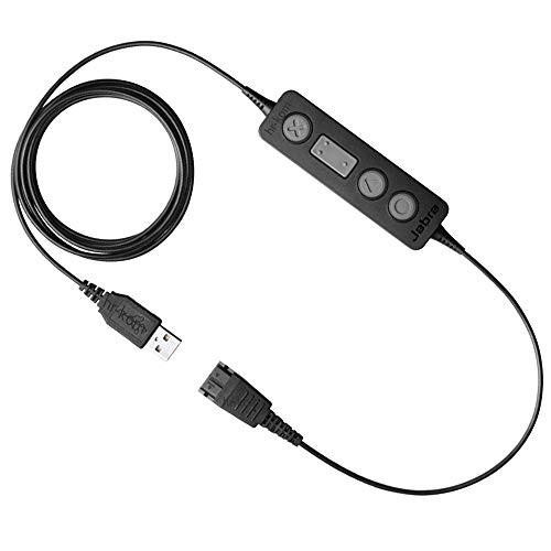 Jabra 260-19 Link 260 MS headset adapter Black, wired headset adapter with in-line controls for volume and calls.