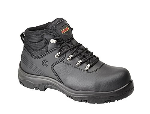 Samson XL 7003 S3 SRC Black Composite Toe Cap Safety Work Hiker Boots Footwear (UK 6)