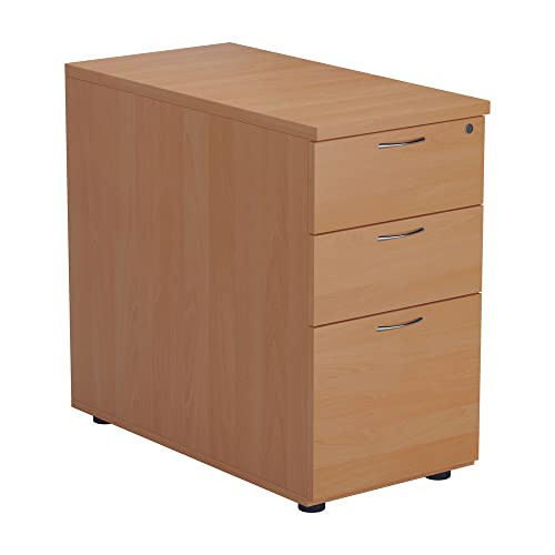 FF Jemini Beech 3 Drawer Ped 800 V2 TESDHP3/800BE2