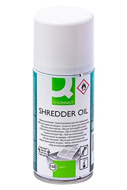 Q-Connect KF14455 150ml Aerosol Shredder Oil