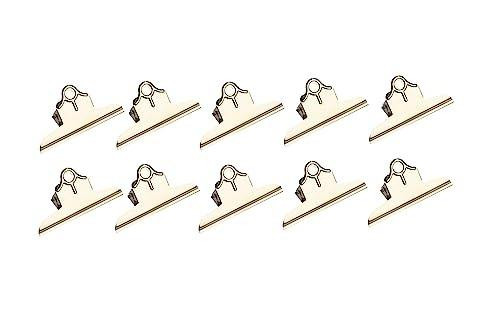 Q-Connect Heavy Duty Grip Clip 150mm, pack of 10 metal office clips with strong grip handles for secure document binding.