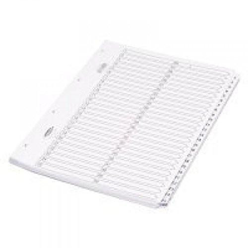 Concord Classic Index Mylar-reinforced Punched 4 Holes 1-50 A4 White Ref 05501/CS55, white index sheet with four reinforced punch holes and numbered dividers for organizing documents.