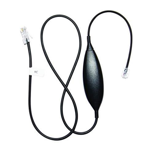 EHS-2 Electronic Hook switch Cord, compatible with Cisco, shown with a black cable and connectors for seamless device connection.