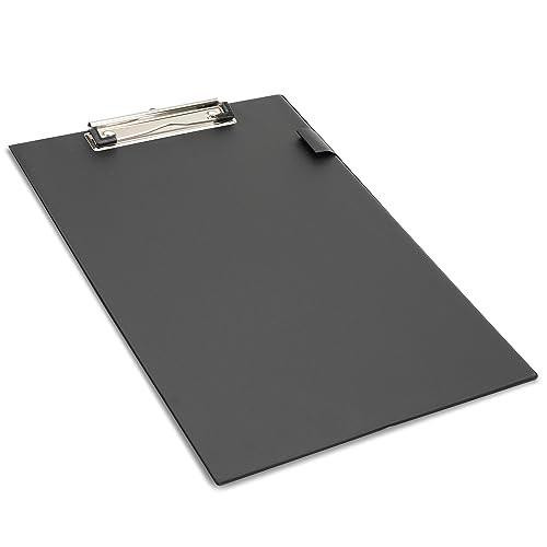 Rapesco VSTCB0B3 Standard Clipboard, A4+ size, black color, sturdy clip for holding documents securely.